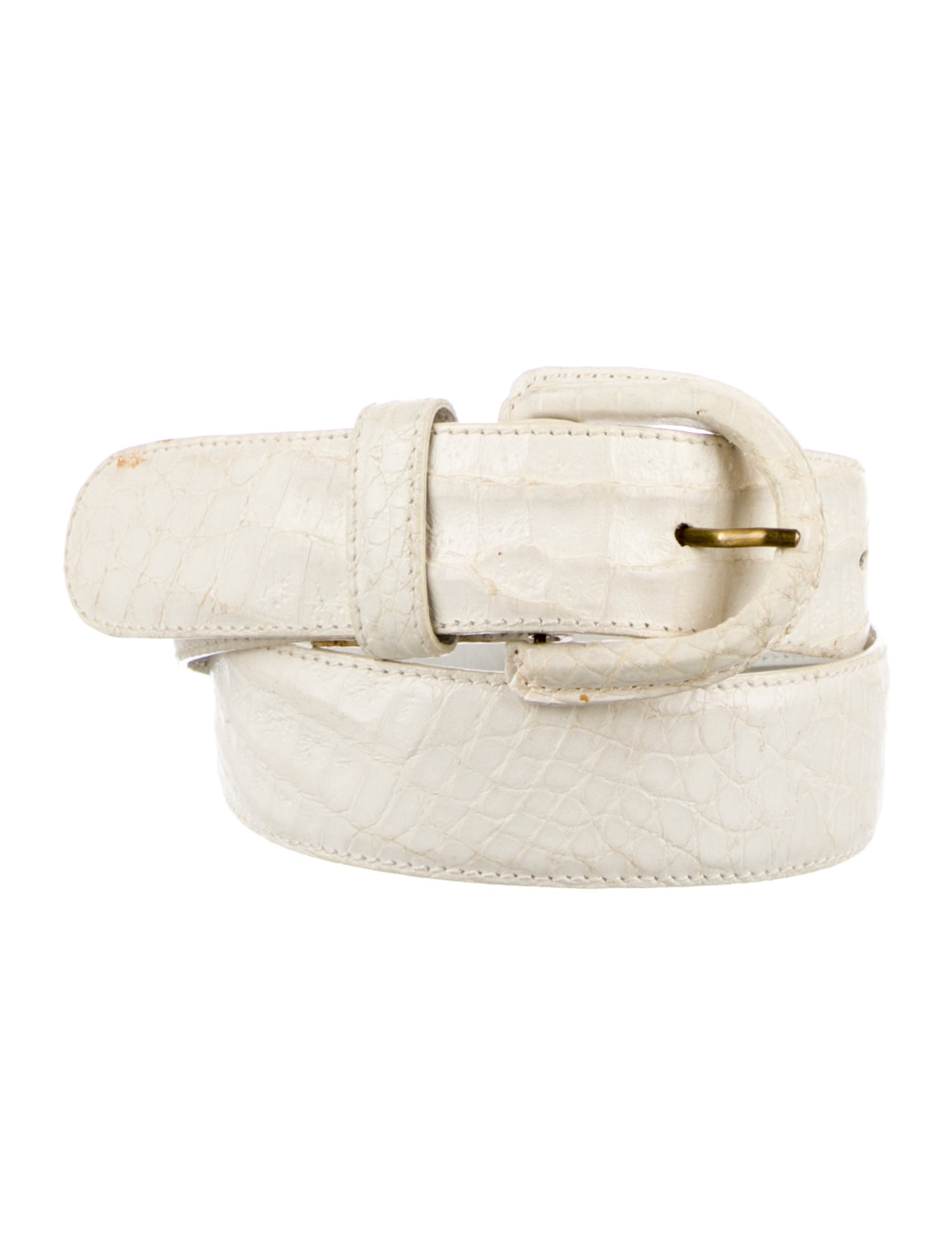 Donna Karan Crocodile Belt