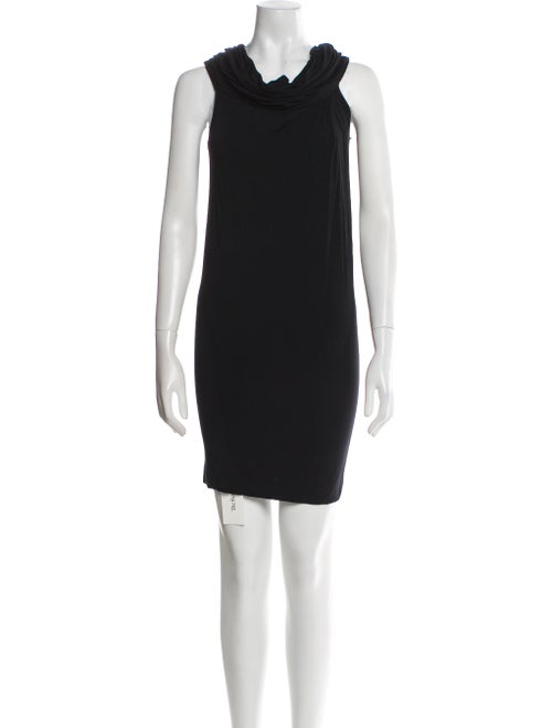Donna Karan Cowl Neck Mini Dress