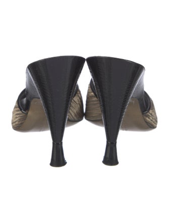 Donna Karan Leather Slides