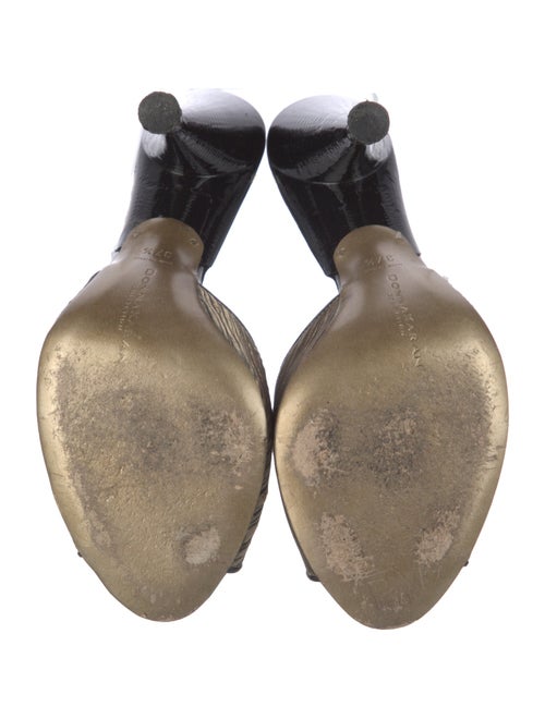 Donna Karan Leather Slides