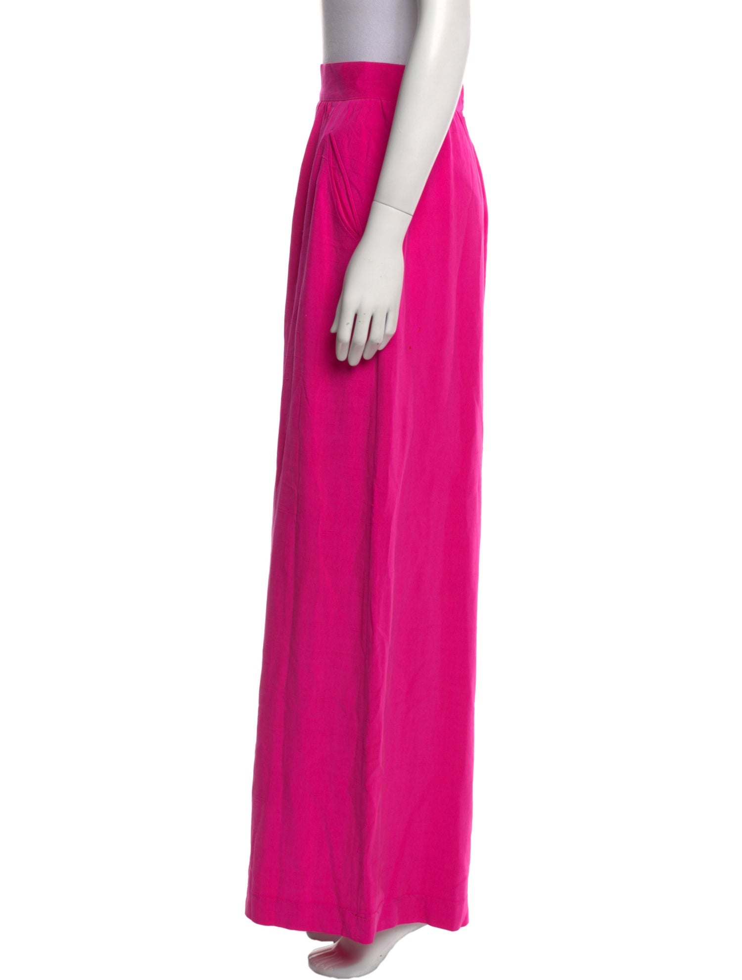 Donna Karan Silk Wide Leg Pants