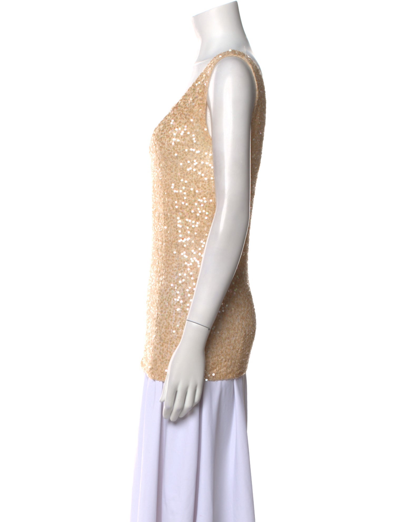 Donna Karan Cashmere V-Neck Top