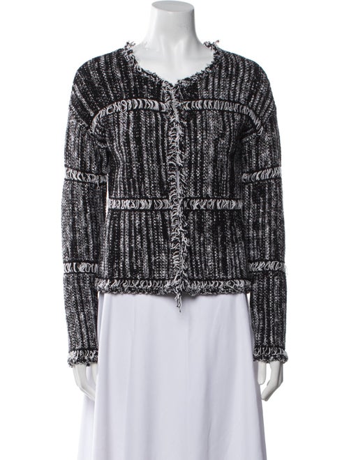 Donna Karan Tweed Pattern Evening Jacket