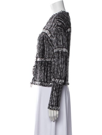 Donna Karan Tweed Pattern Evening Jacket