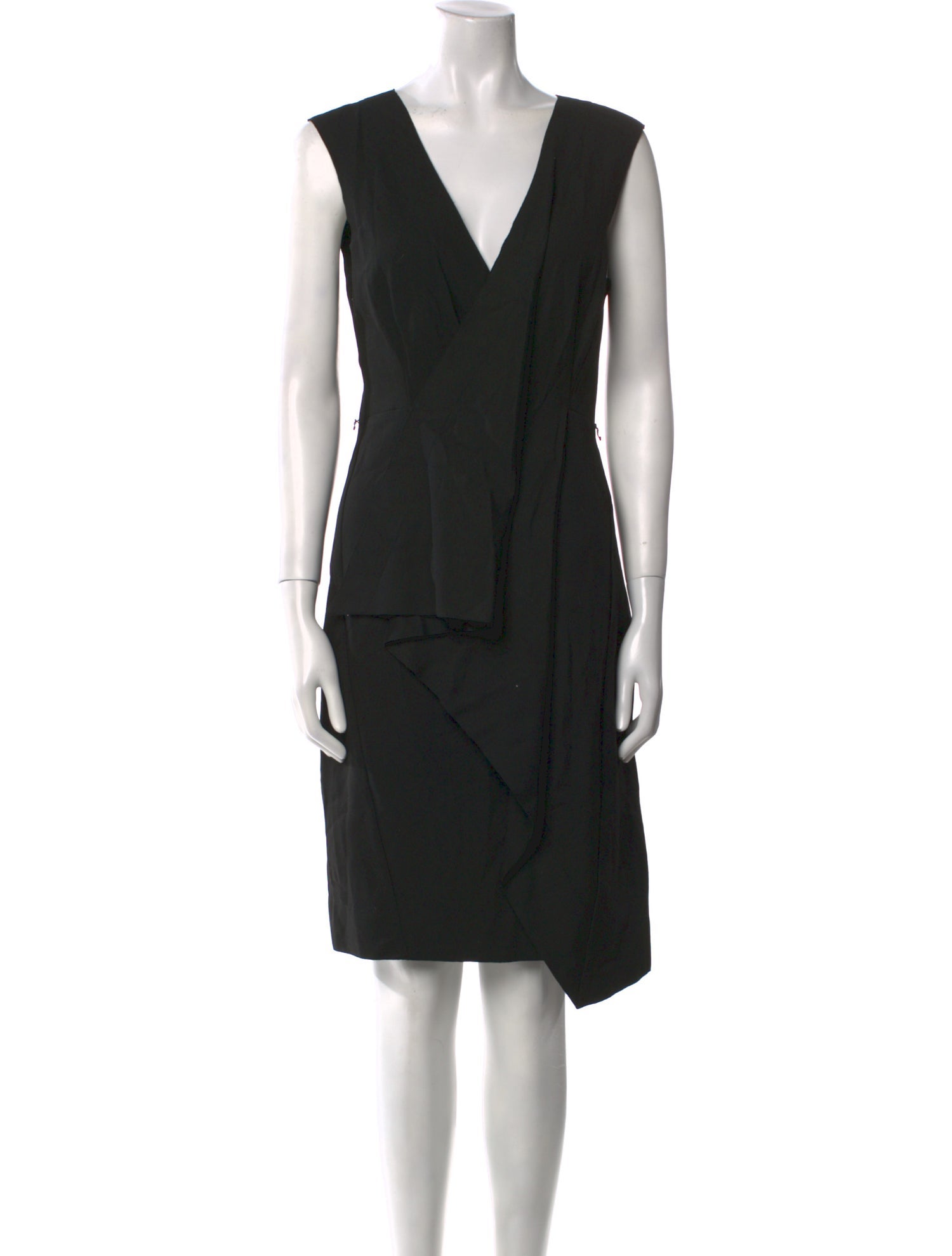 Donna Karan Wool Knee-Length Dress