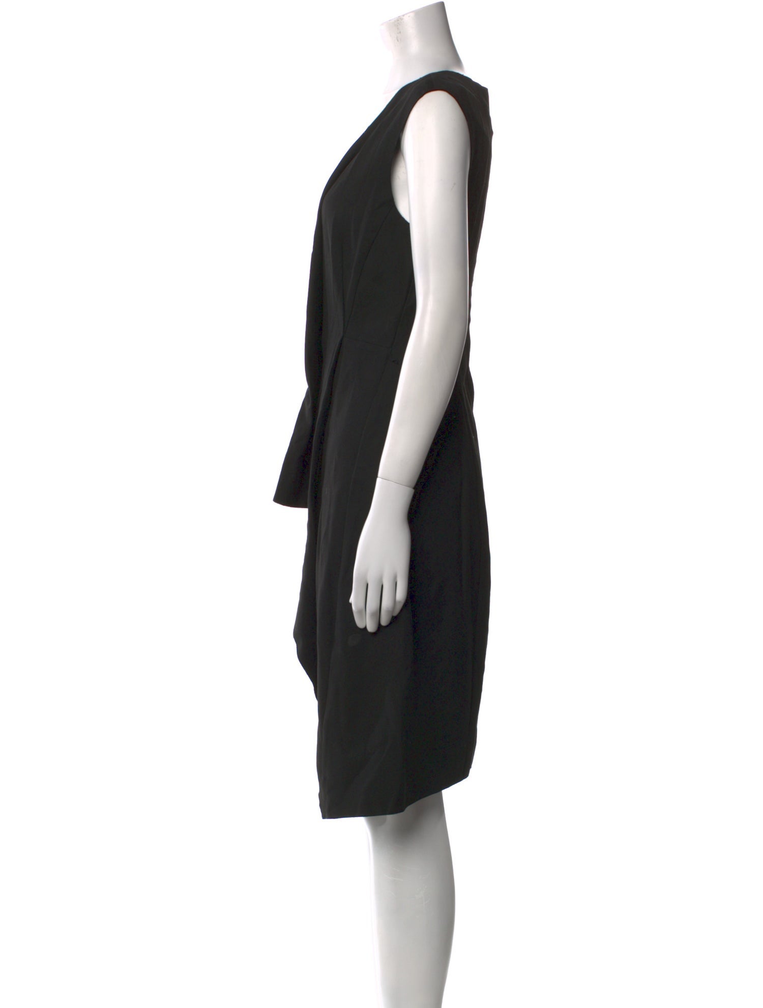 Donna Karan Wool Knee-Length Dress