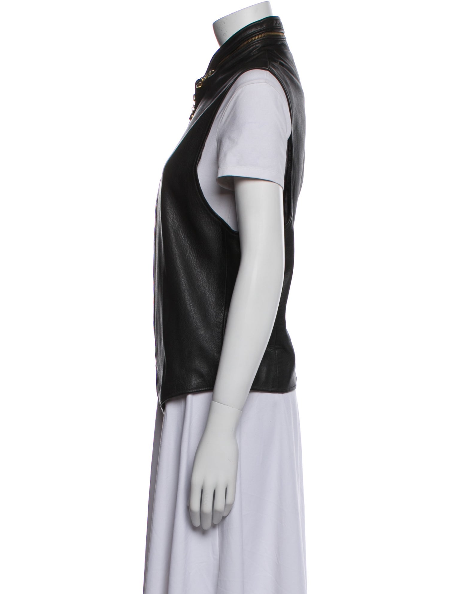 Donna Karan Vintage Leather Vest