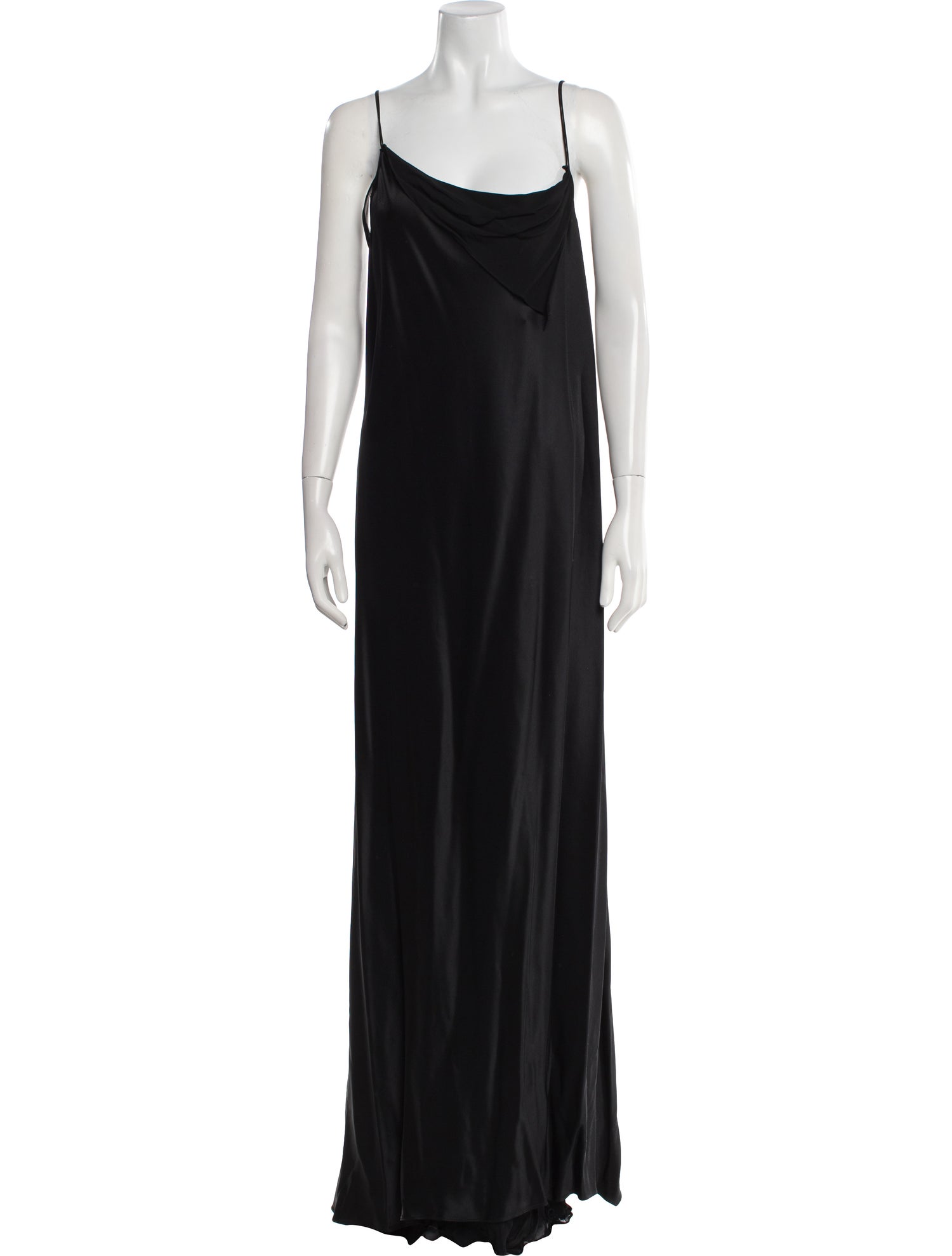Donna Karan Cowl Neck Long Dress