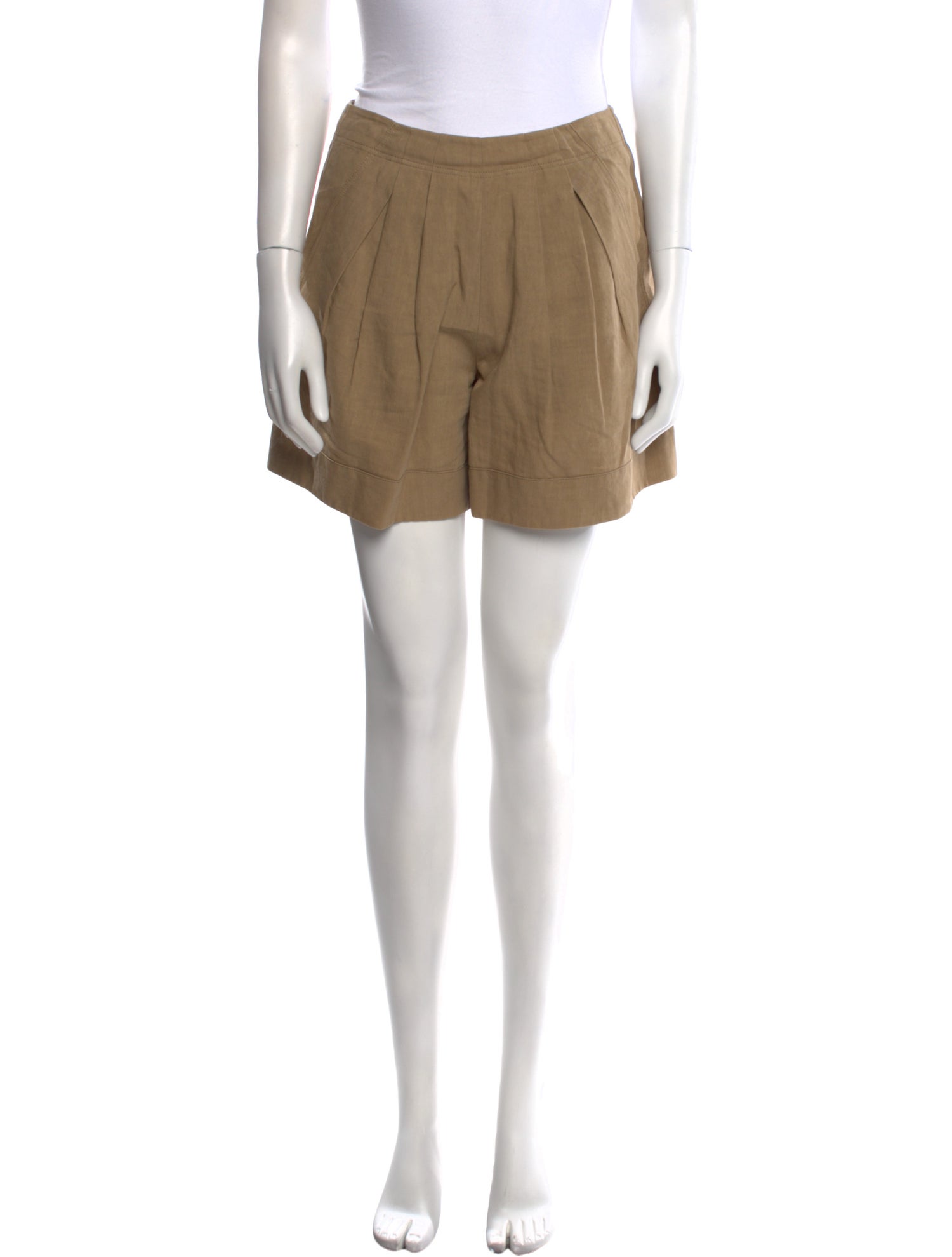 Donna Karan Linen Mini Shorts