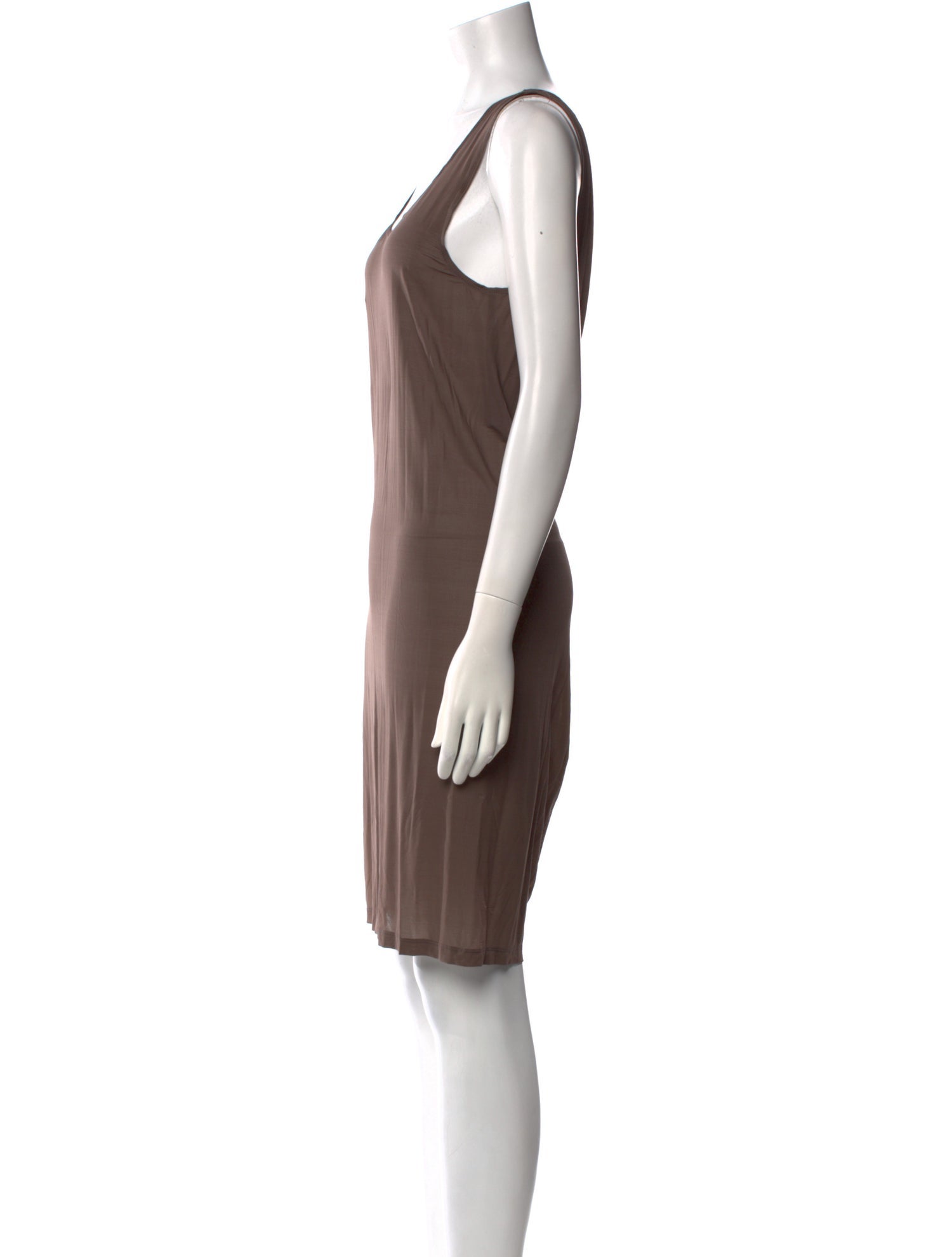 Donna Karan Scoop Neck Knee-Length Dress