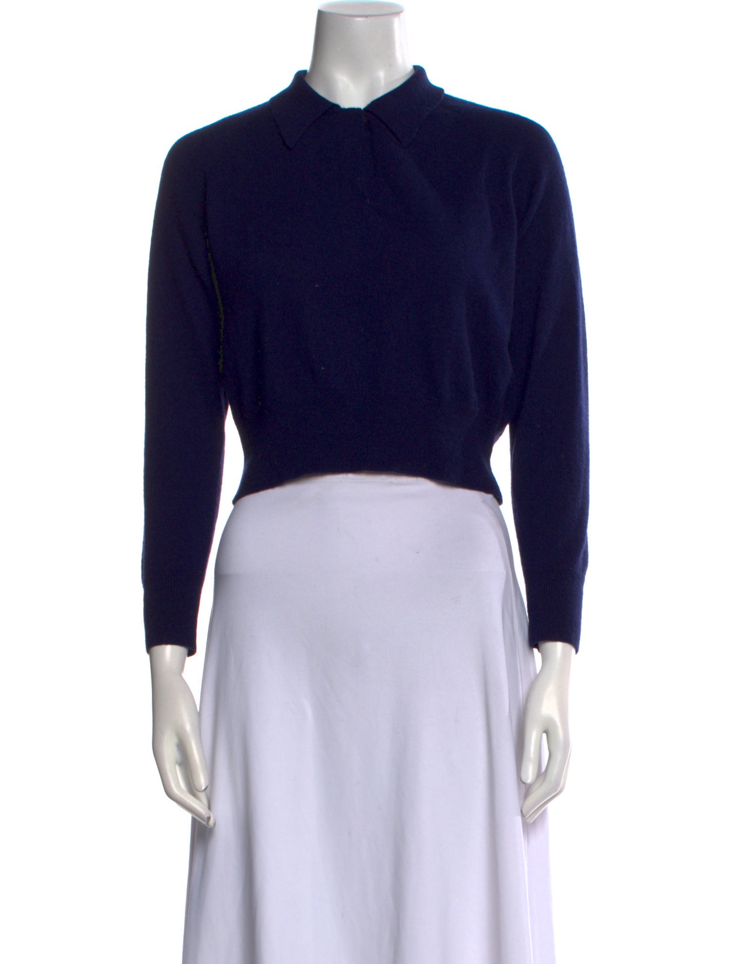 Donna Karan Cashmere Mock Neck Sweater