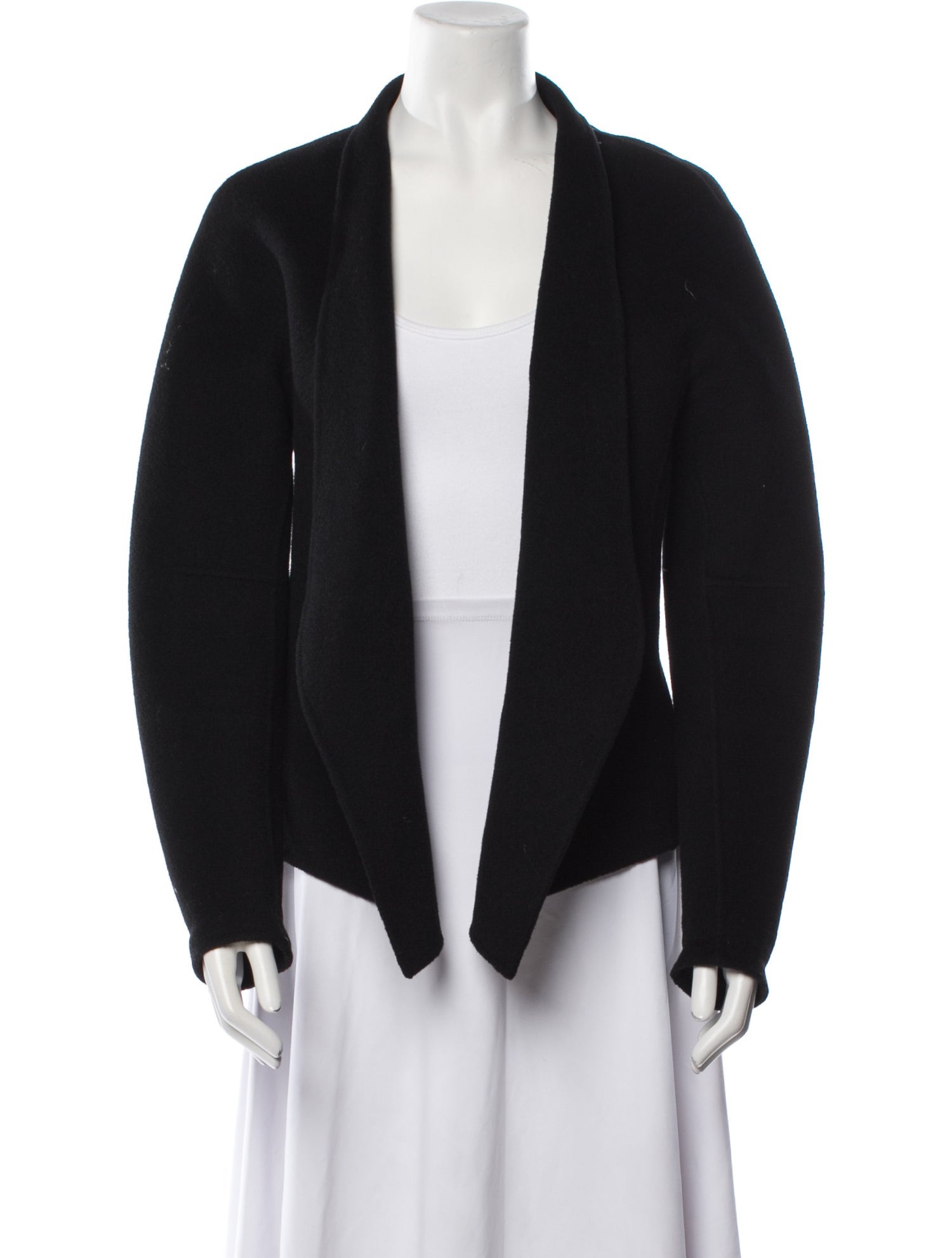 Donna Karan Cashmere Open Front Sweater