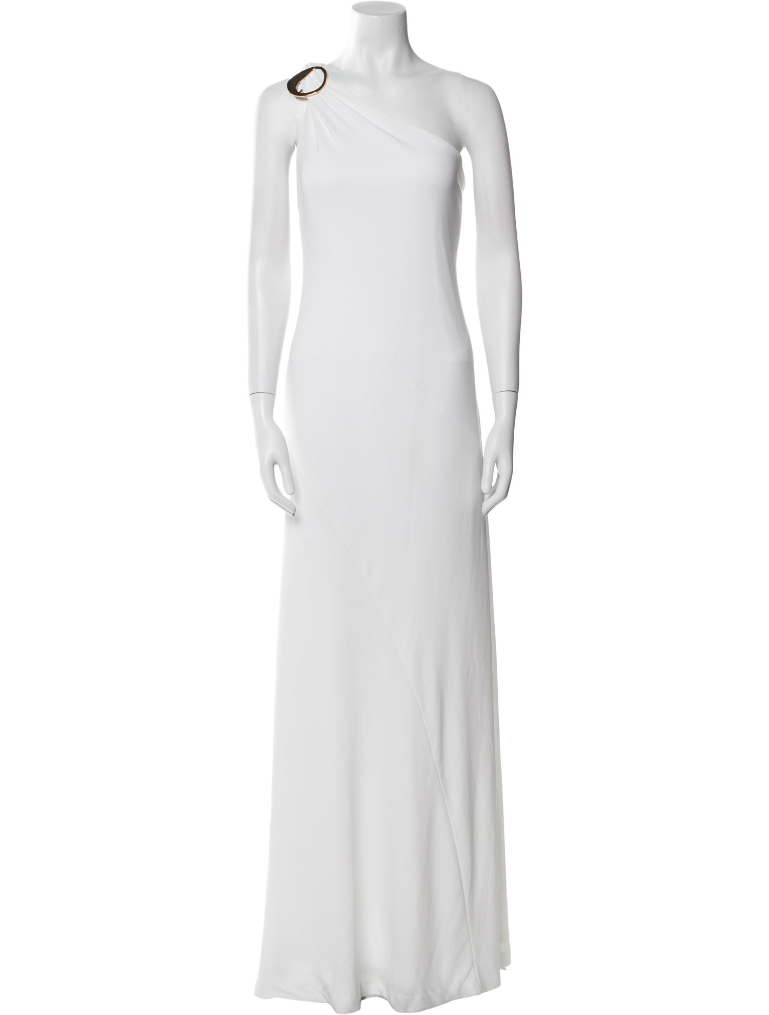 Donna Karan One-Shoulder Long Dress