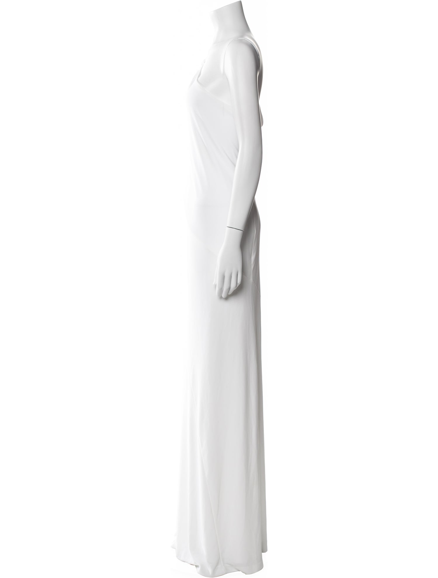 Donna Karan One-Shoulder Long Dress