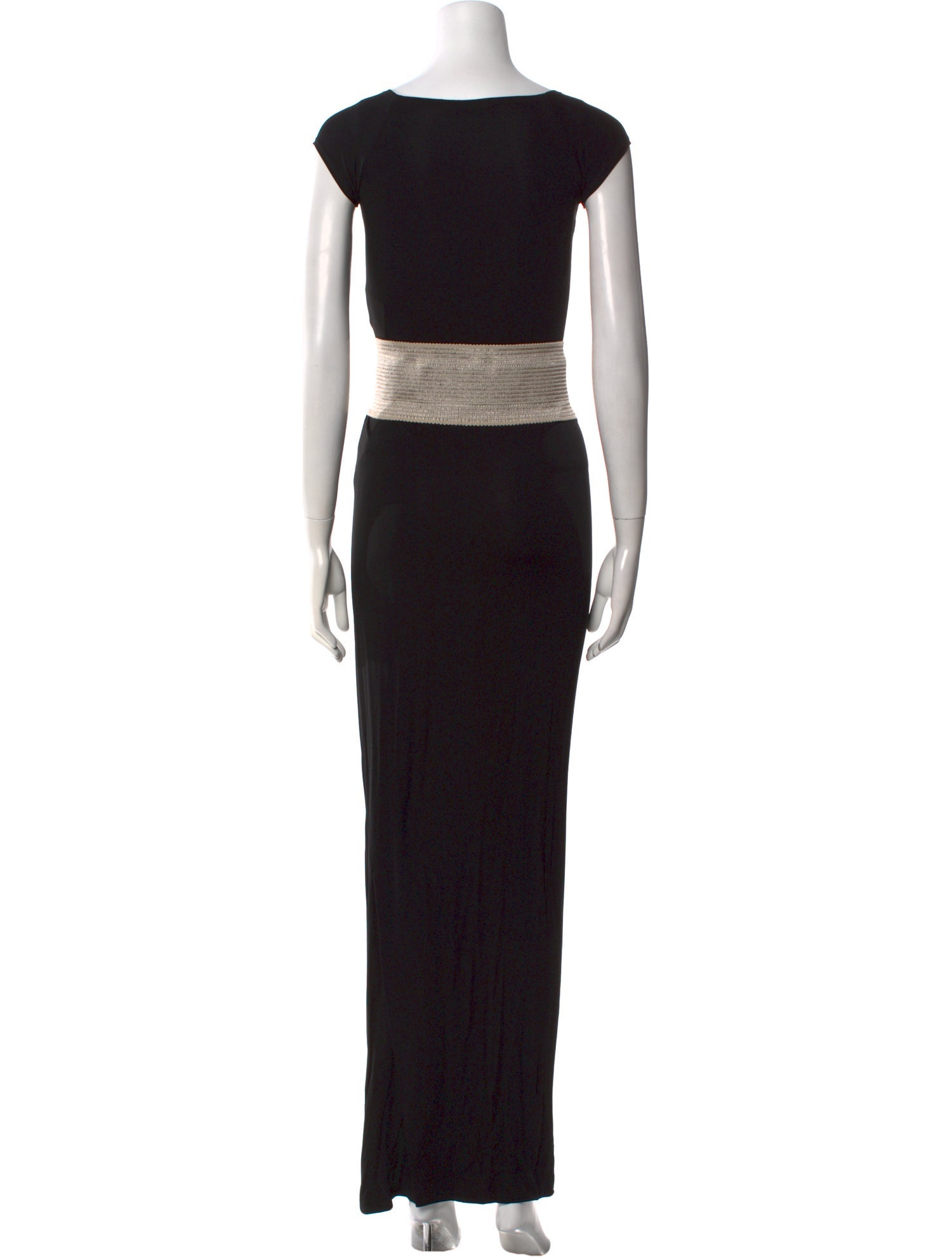 Donna Karan Colorblock Pattern Long Dress - Black Dresses, Clothing -  DON71953 | The RealReal