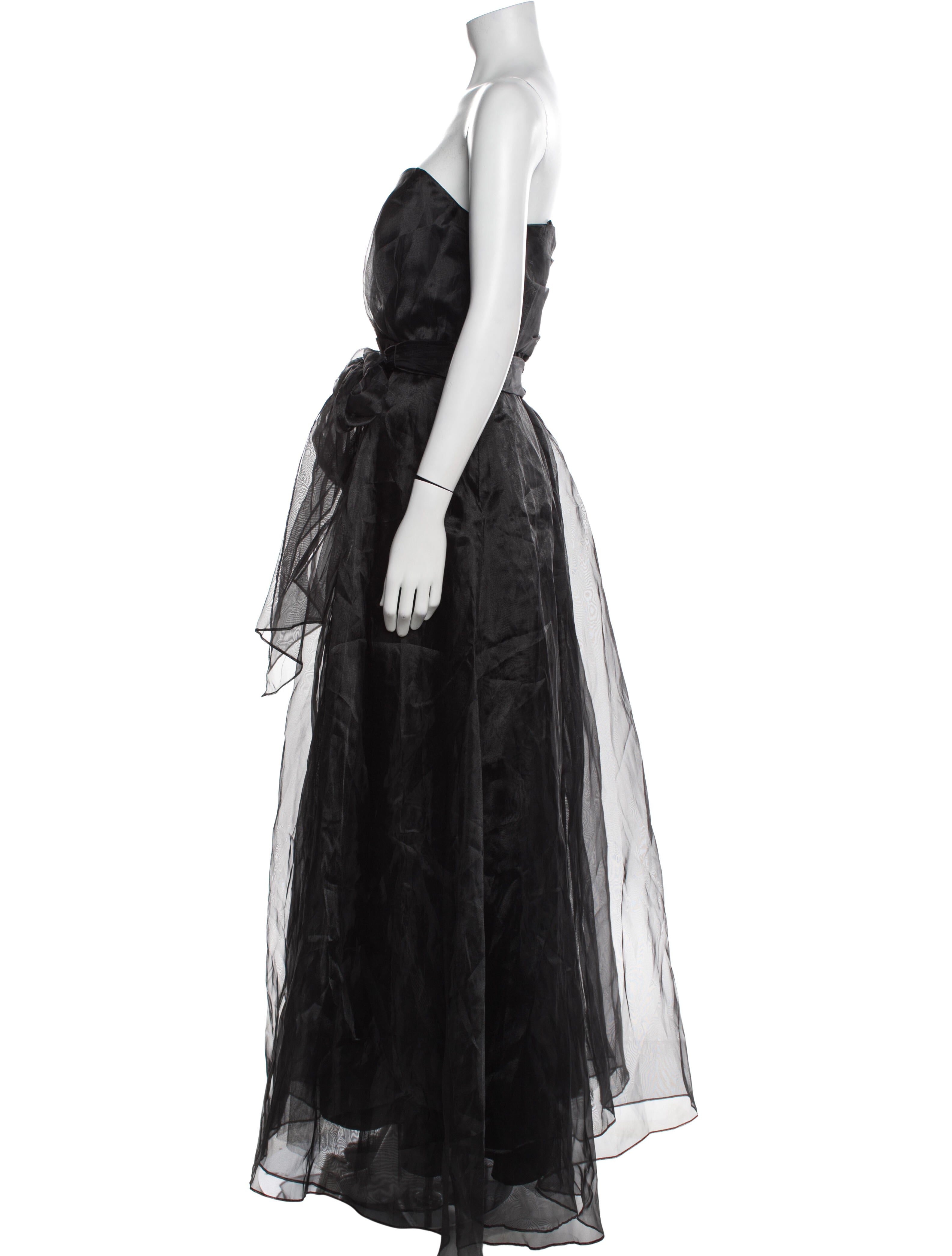 Donna Karan Strapless Long Dress w/ Tags