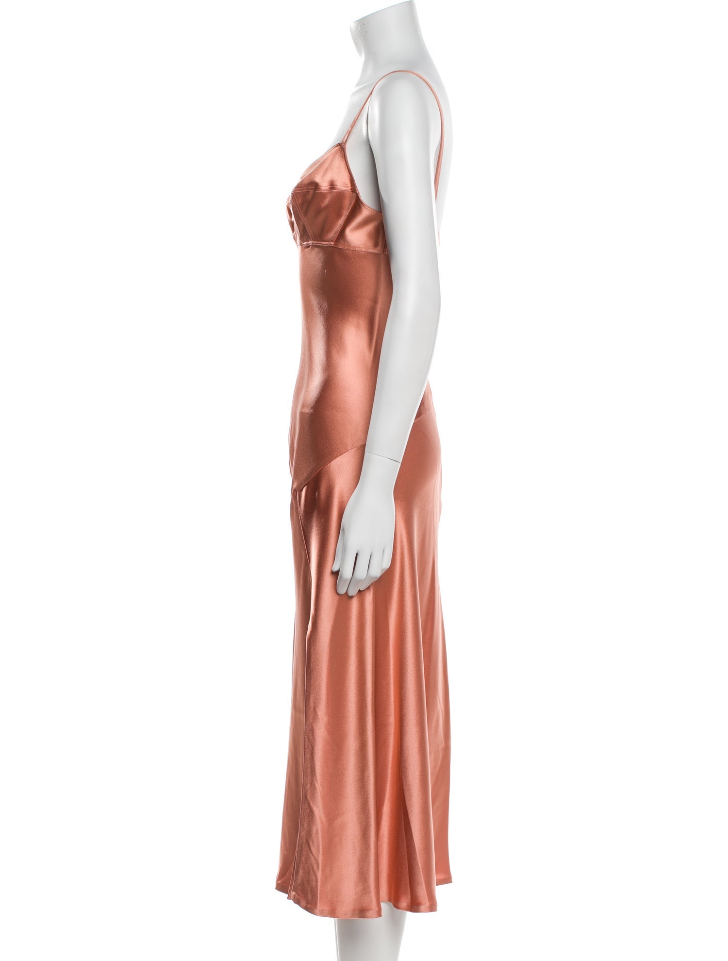 Donna Karan Silk Long Dress