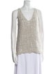 Donna Karan Cashmere V-Neck Top
