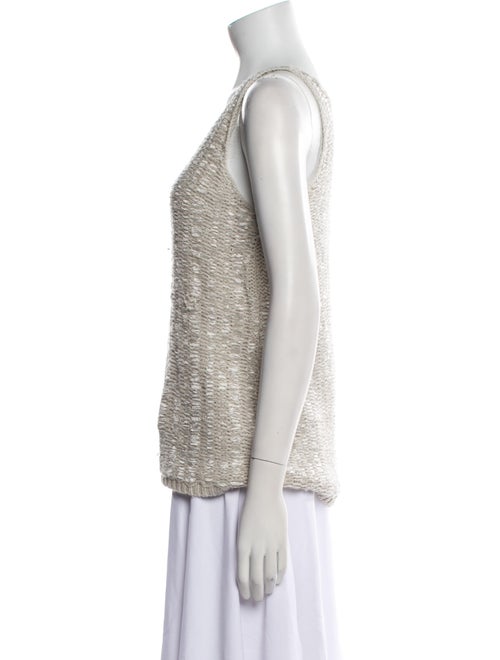 Donna Karan Cashmere V-Neck Top