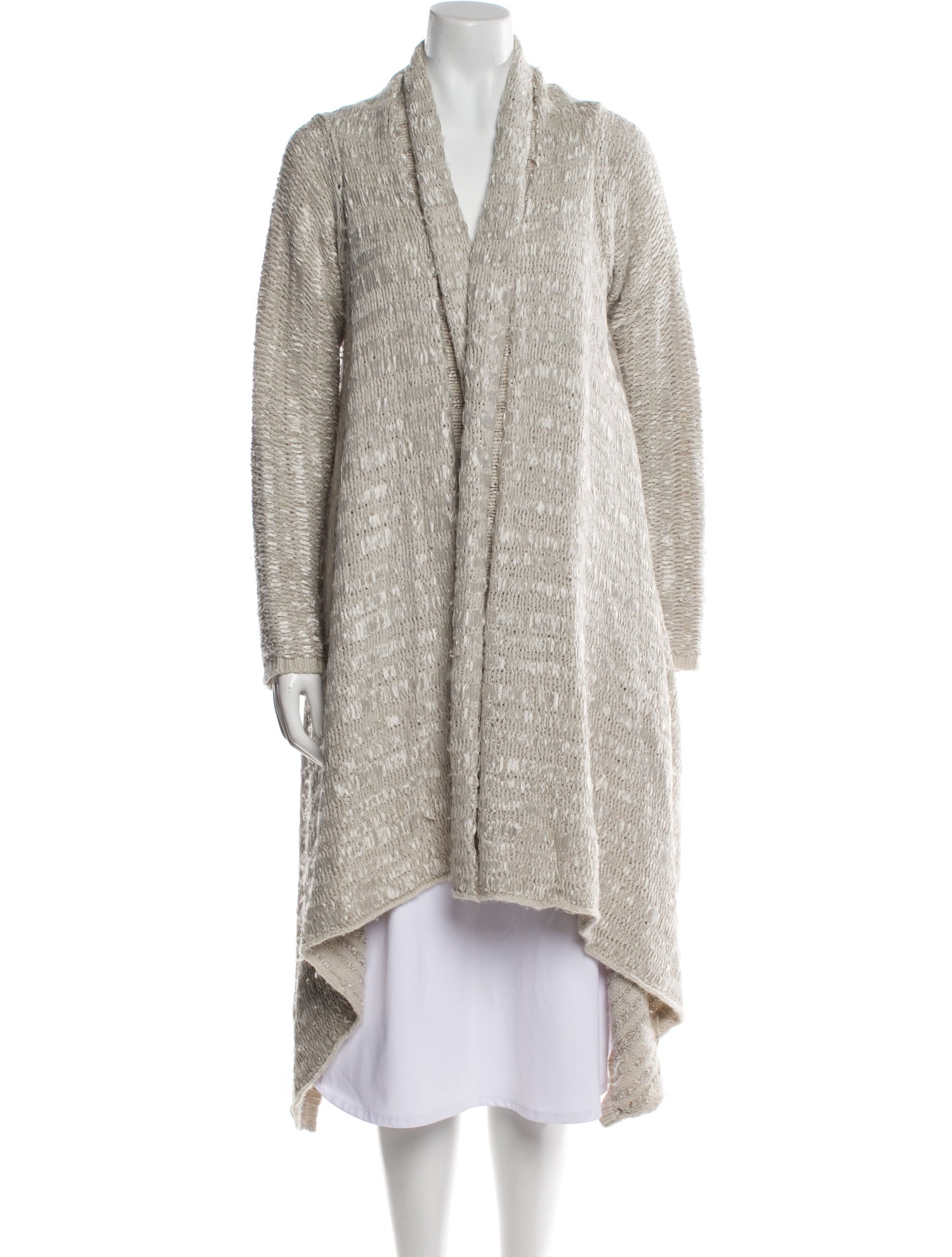 Donna Karan Open Front Sweater
