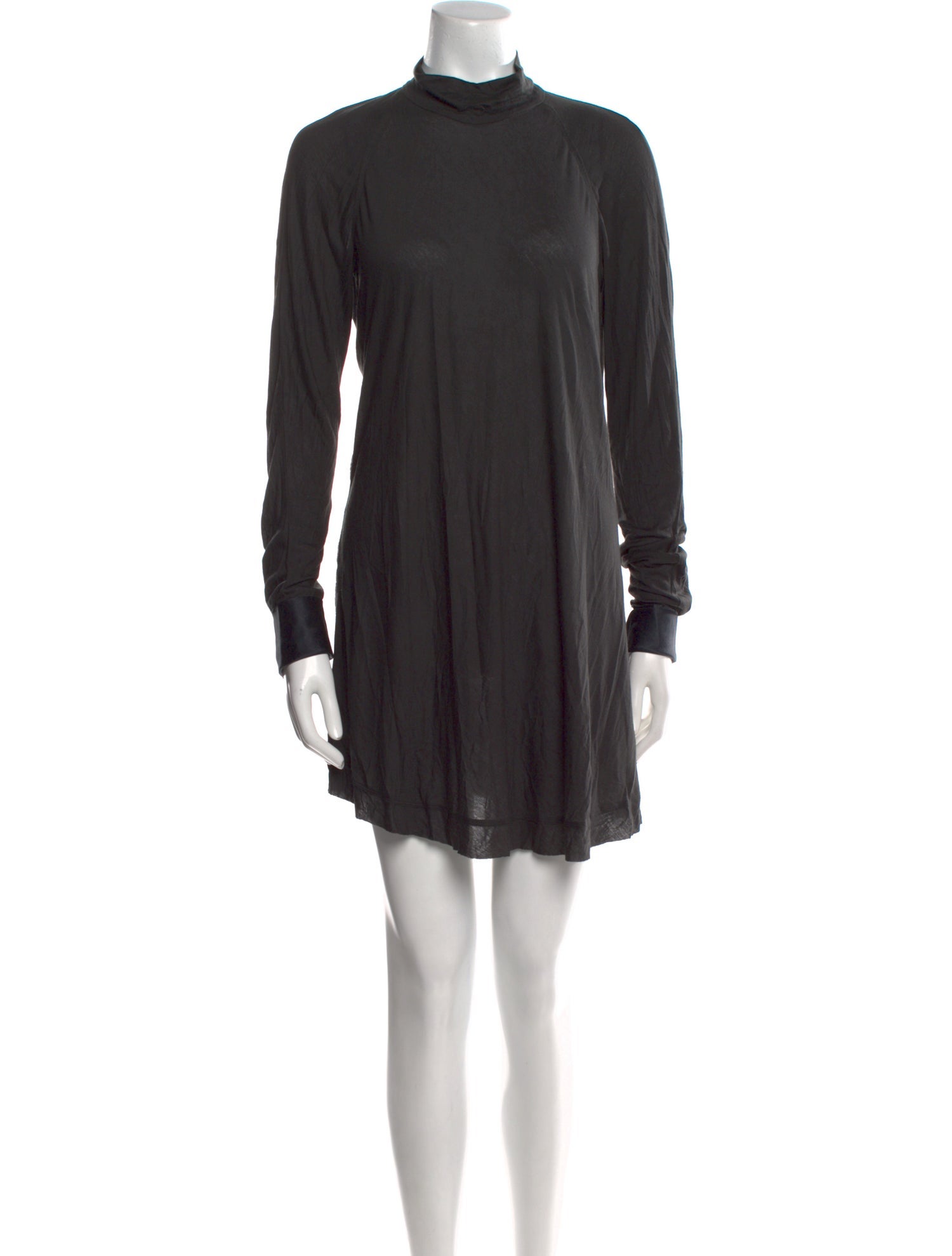 Donna Karan Mock Neck Mini Dress