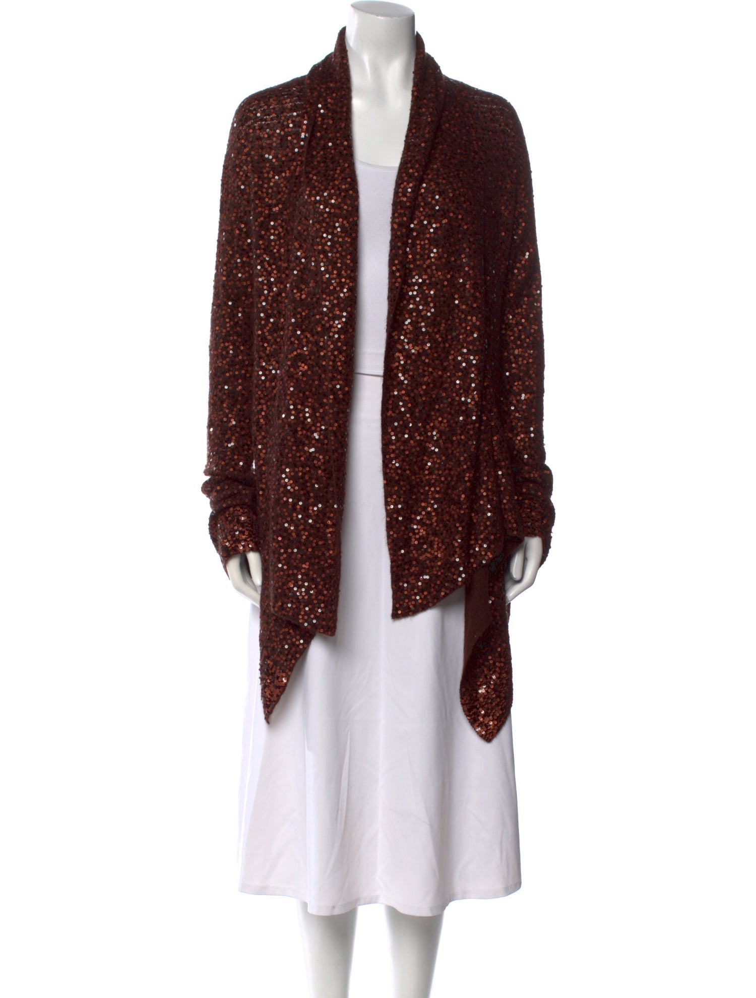 Donna Karan Cashmere Patterned Sweater