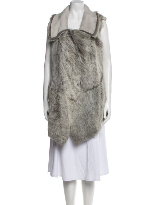Donna Karan 2010's Shearling Fur Jacket