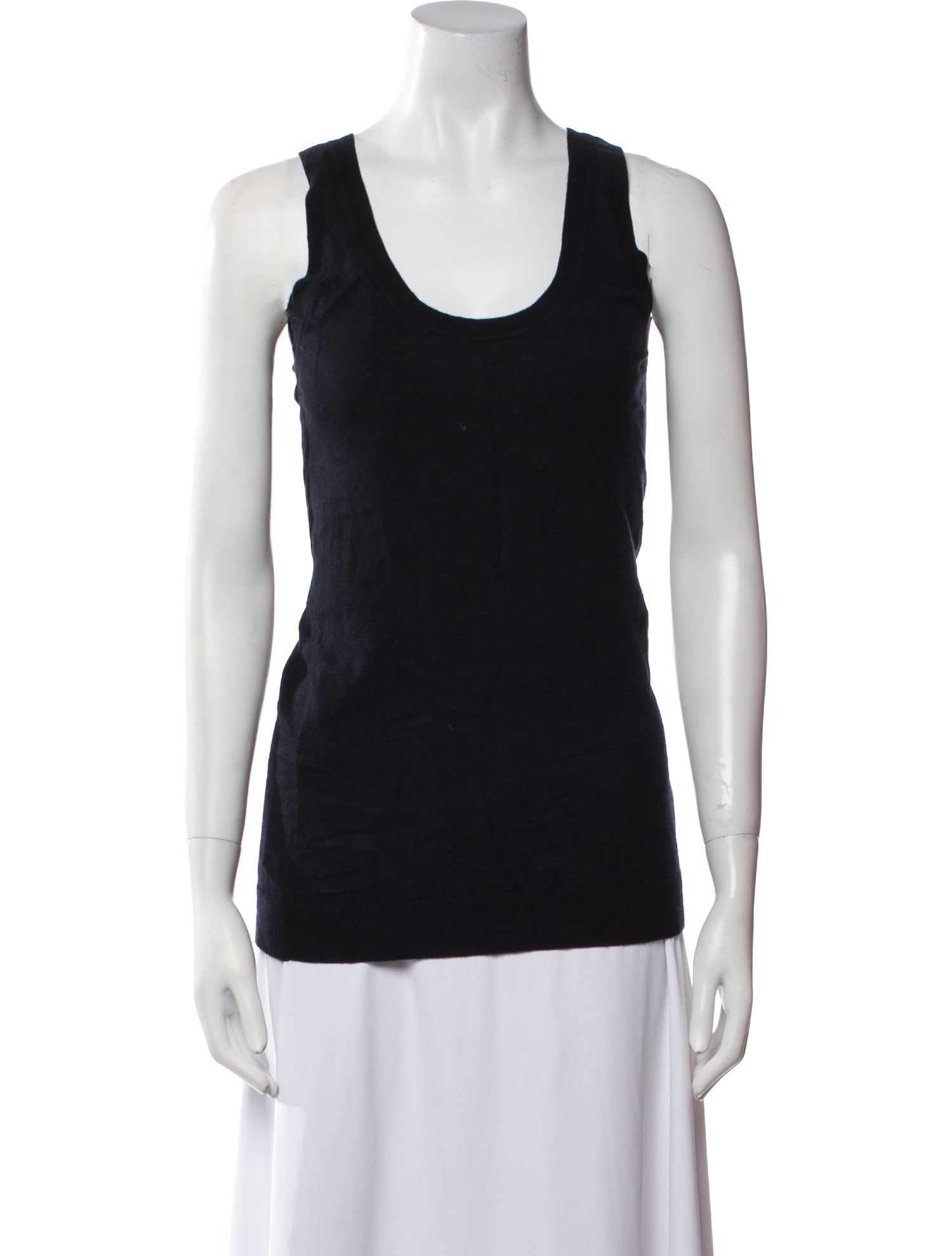 Donna Karan Scoop Neck Sleeveless Top
