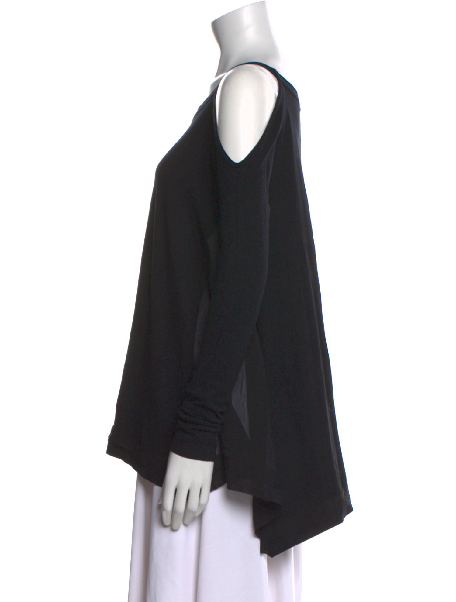 Donna Karan Scoop Neck Long Sleeve Sweatshirt