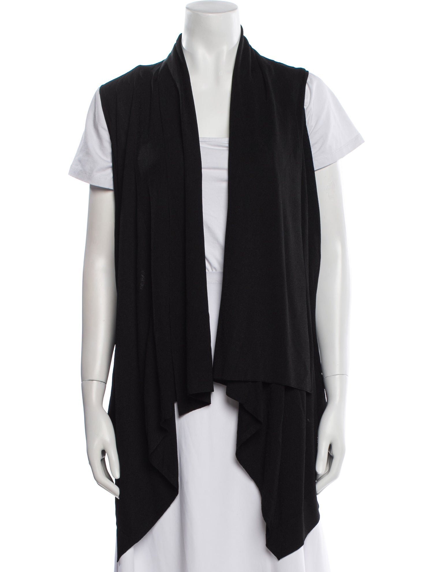 Donna Karan Open Front Sweater