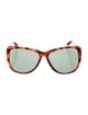 Donna Karan Oversize Tinted Sunglasses
