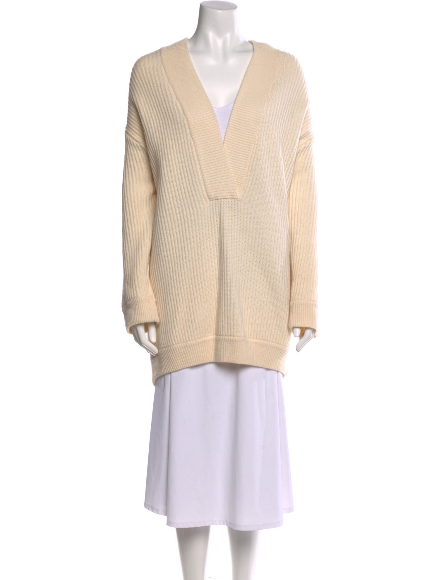 Donna Karan Cashmere V-Neck Sweater