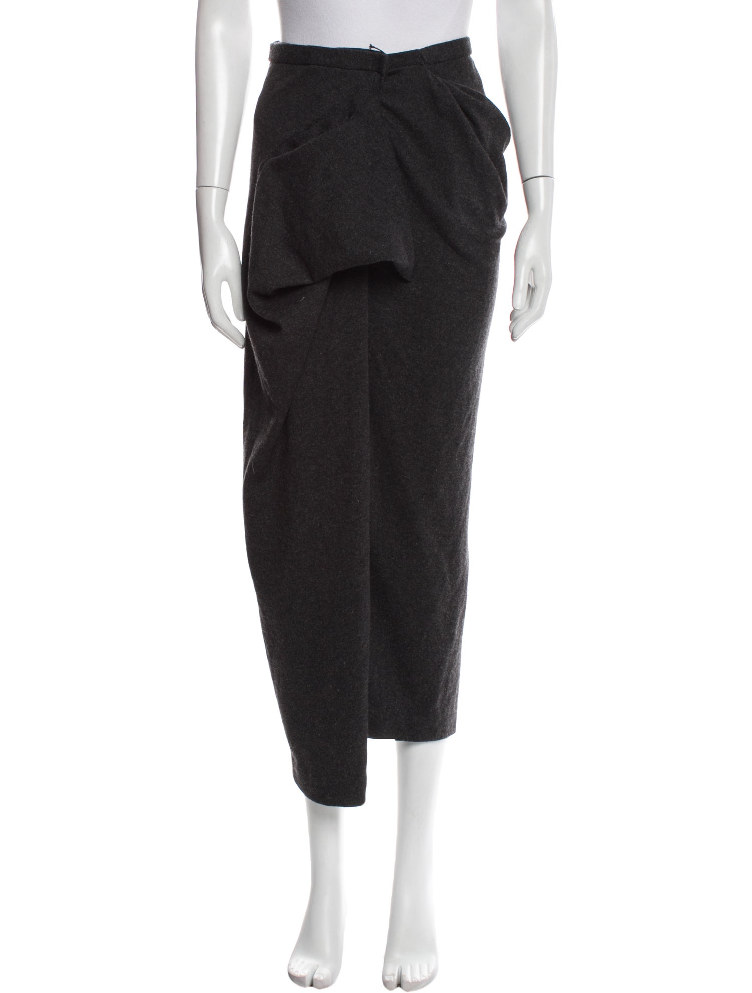 Donna Karan Cashmere Midi Length Skirt