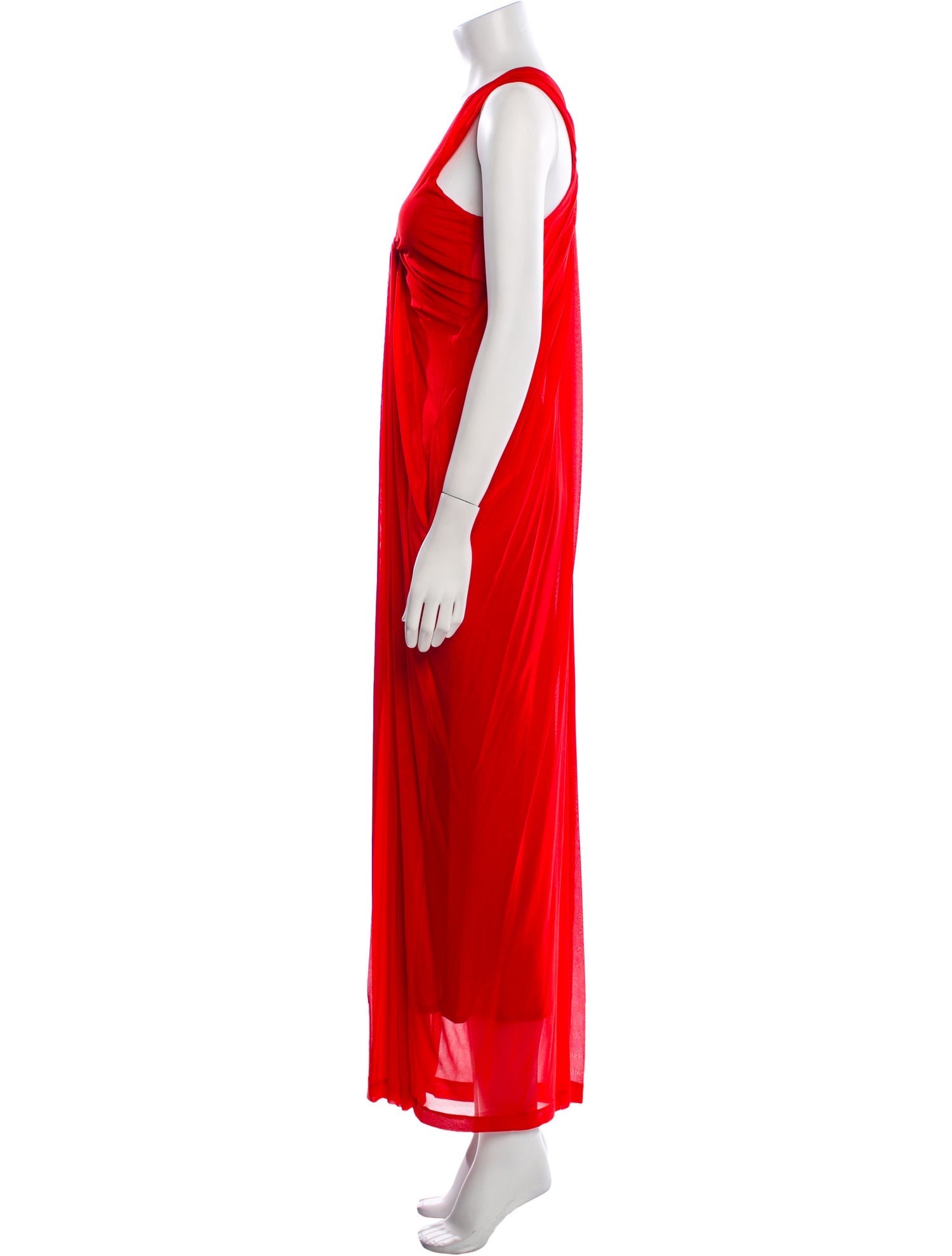 Donna Karan V-Neck Long Dress
