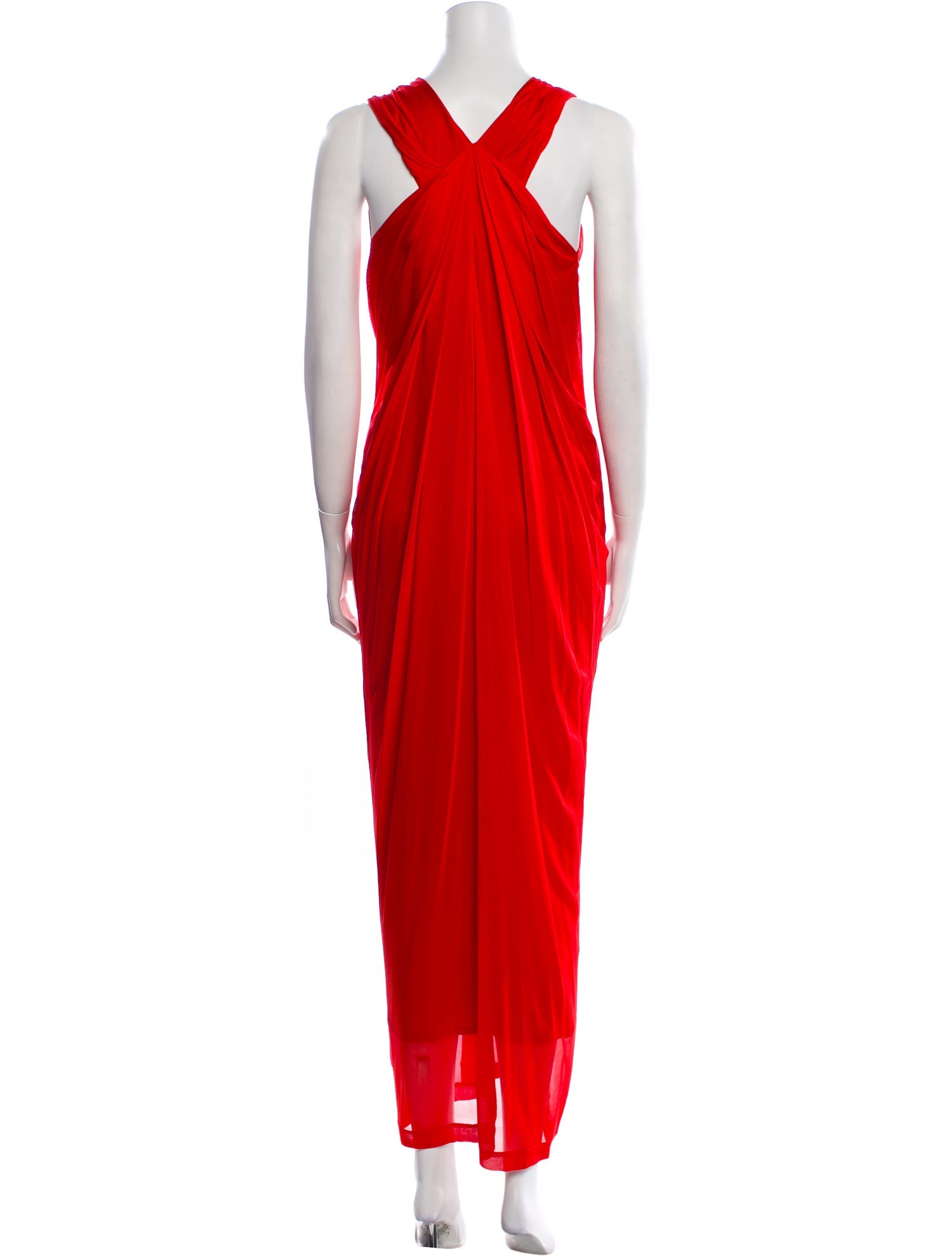 Donna Karan V-Neck Long Dress