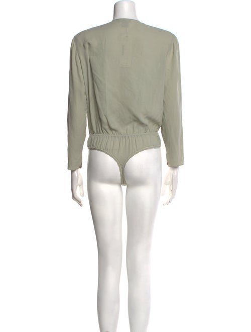 Donna Karan Silk Crew Neck Bodysuit