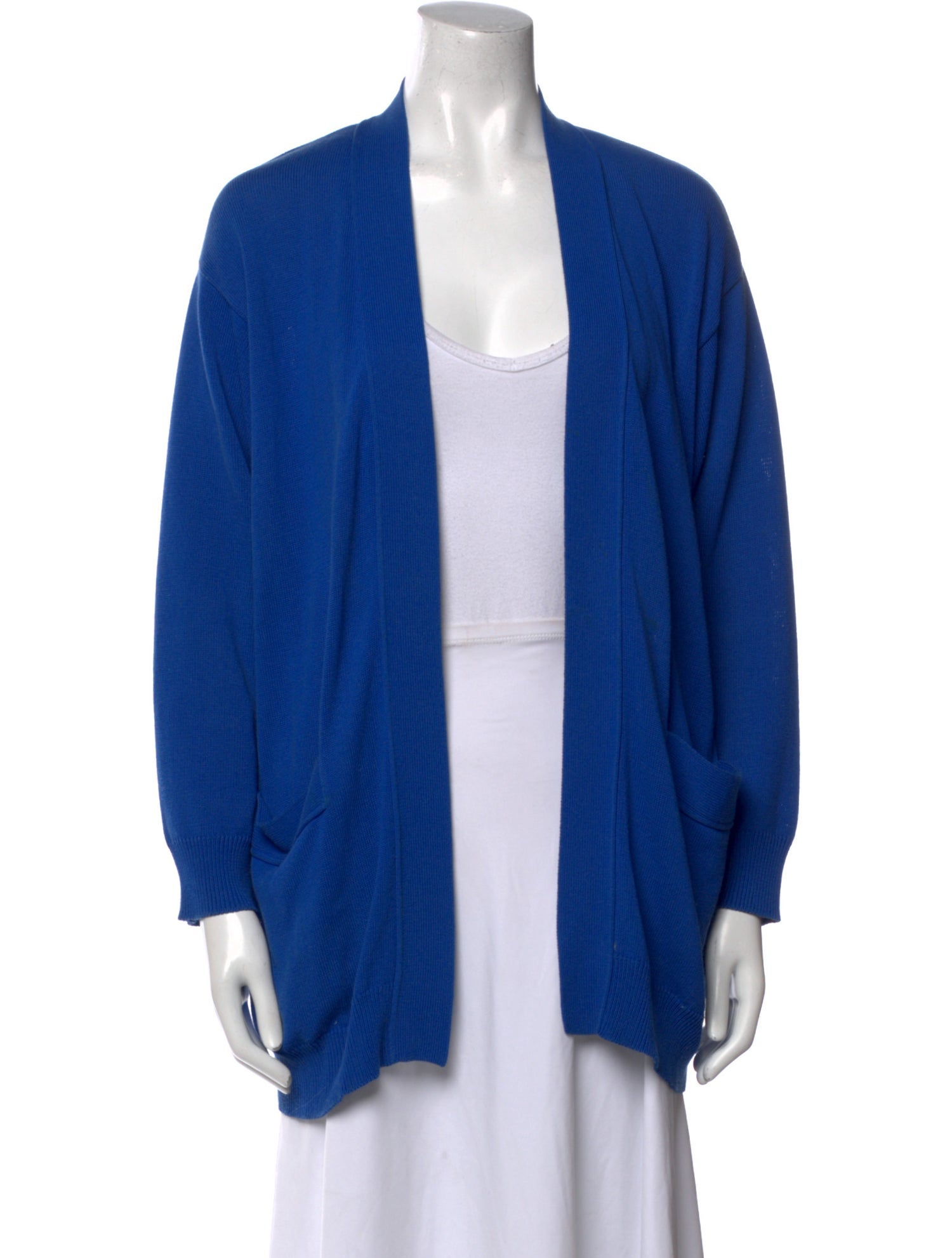 Donna Karan Open Front Sweater