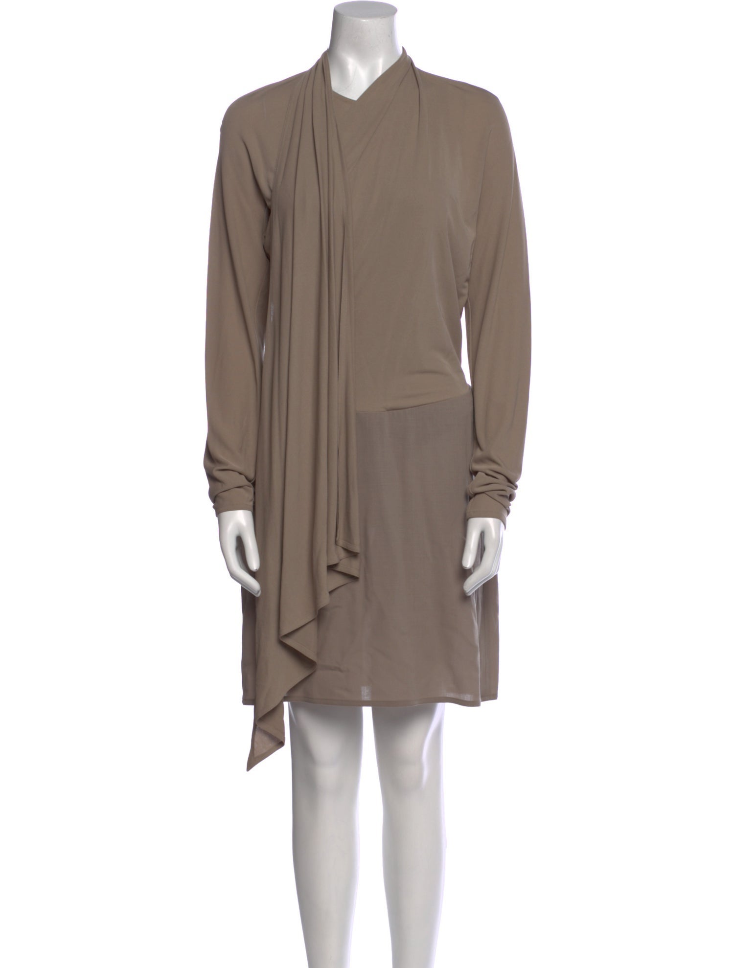 Donna Karan Mock Neck Mini Dress