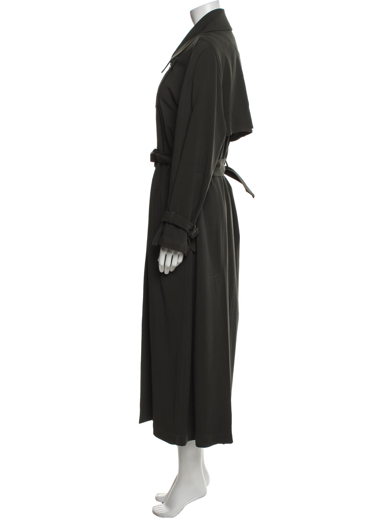 Donna Karan Wool Trench Coat