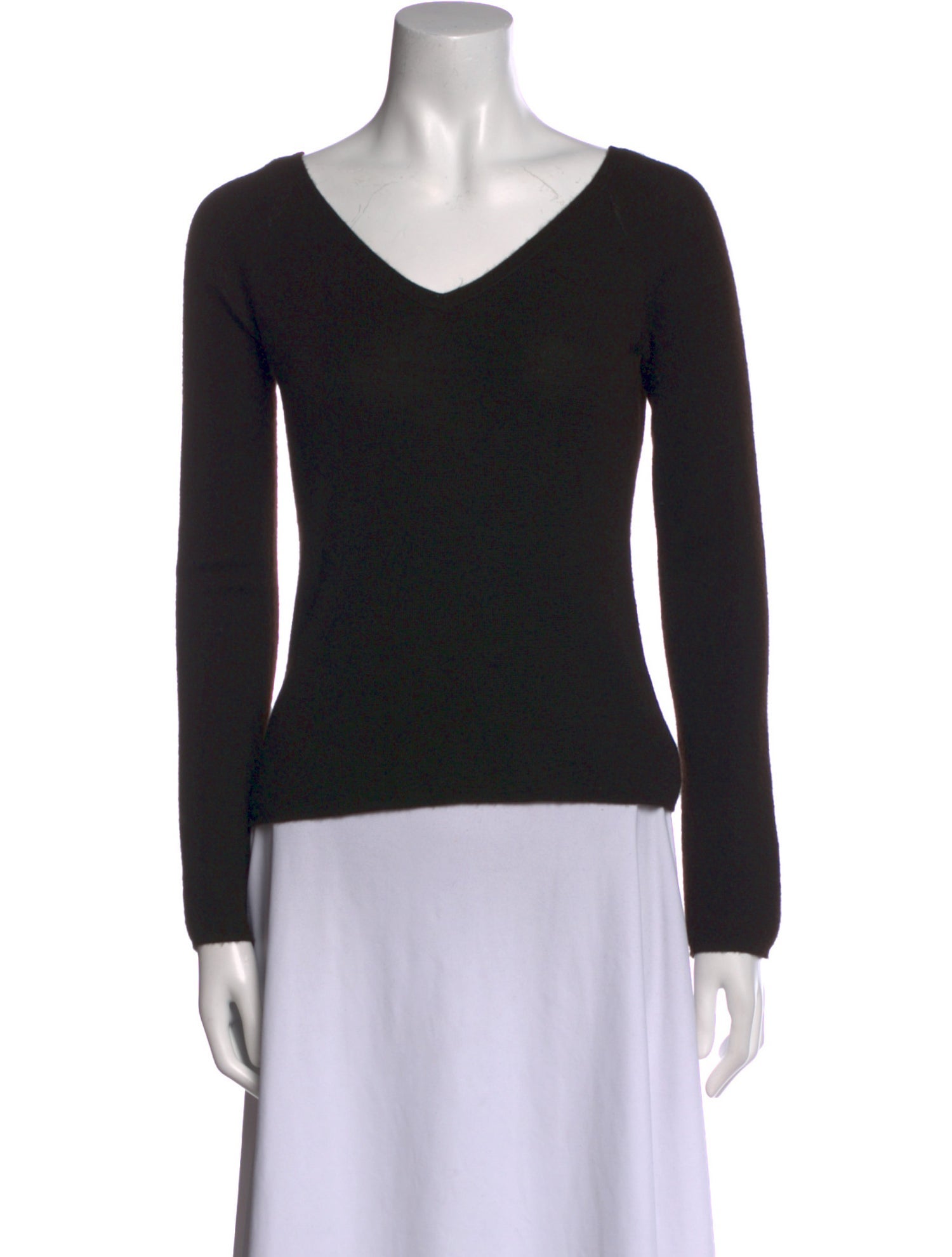 Donna Karan Cashmere V-Neck Sweater