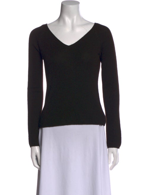 Donna Karan Cashmere V-Neck Sweater