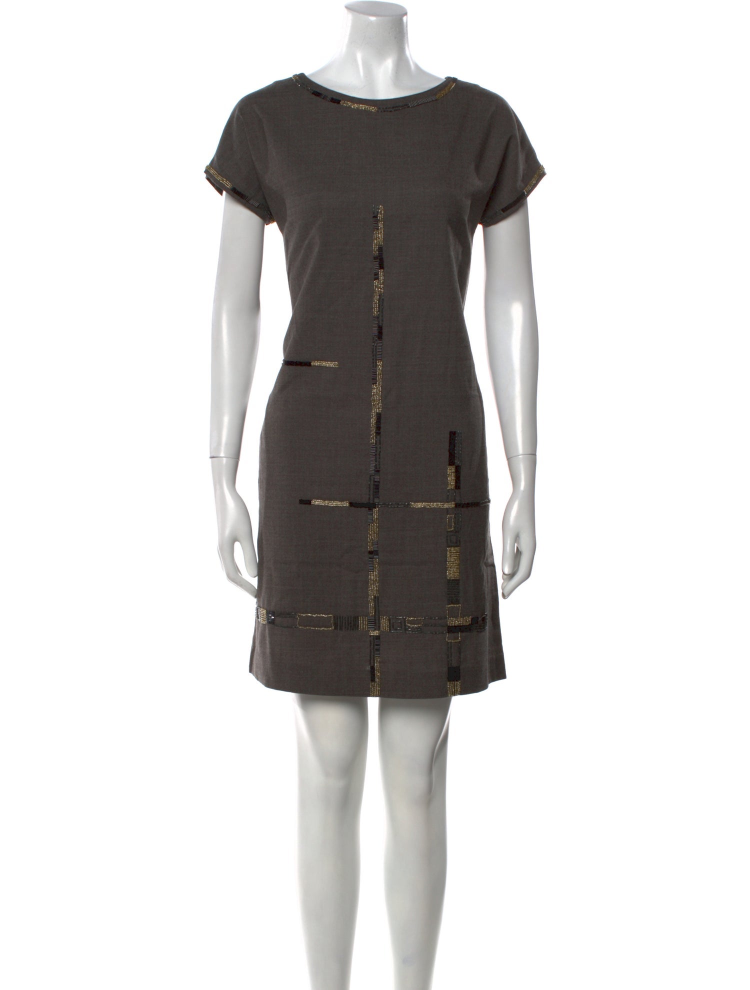 Donna Karan Wool Mini Dress