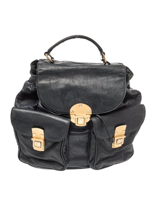 Donna Karan Leather Backpack