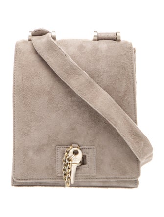 Donna Karan Suede Crossbody Bag