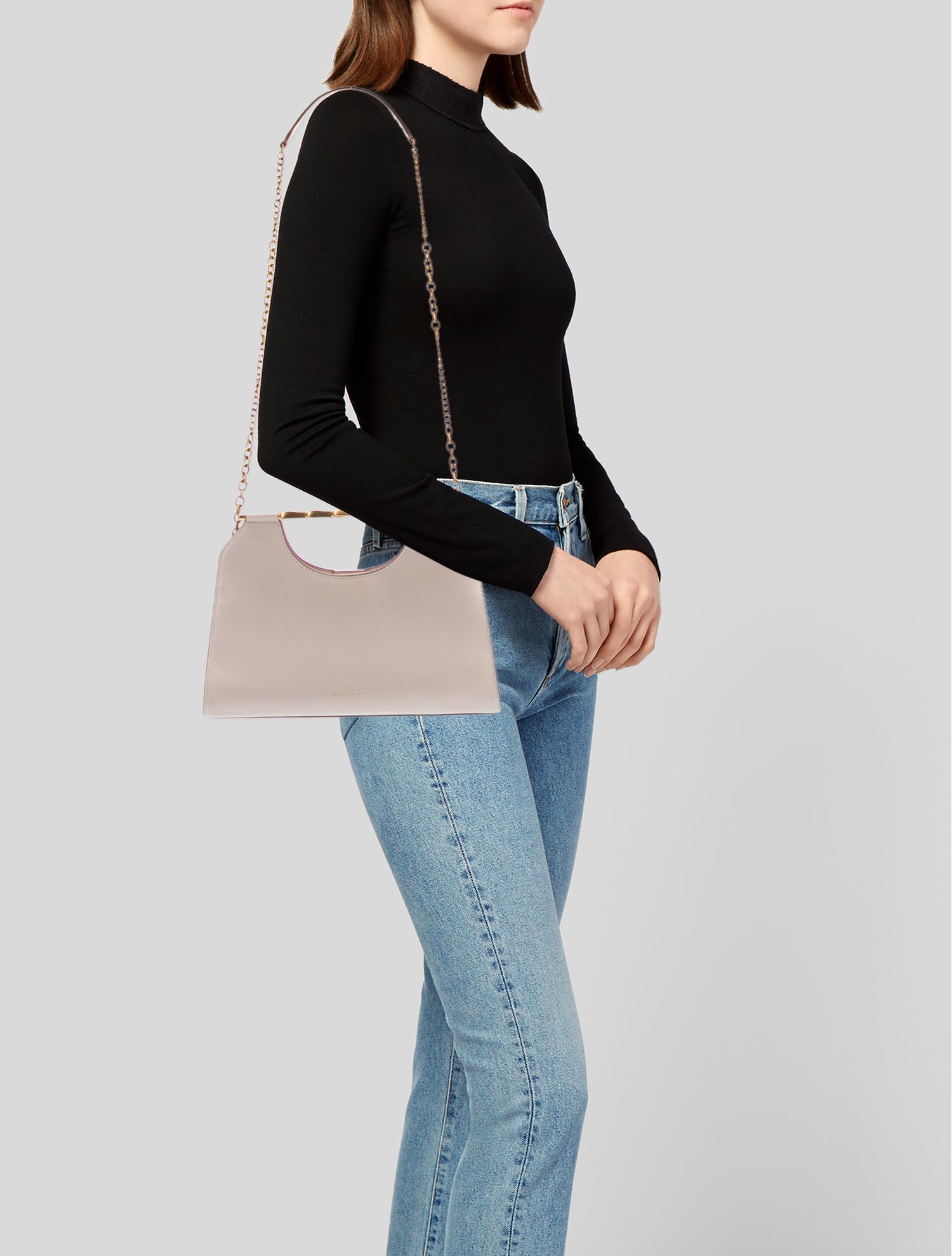 Donna Karan Leather Shoulder Bag