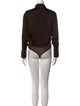 Donna Karan Mock Neck Long Sleeve Bodysuit