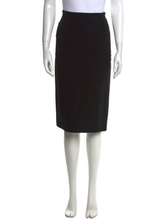 Donna Karan Wool Knee-Length Skirt