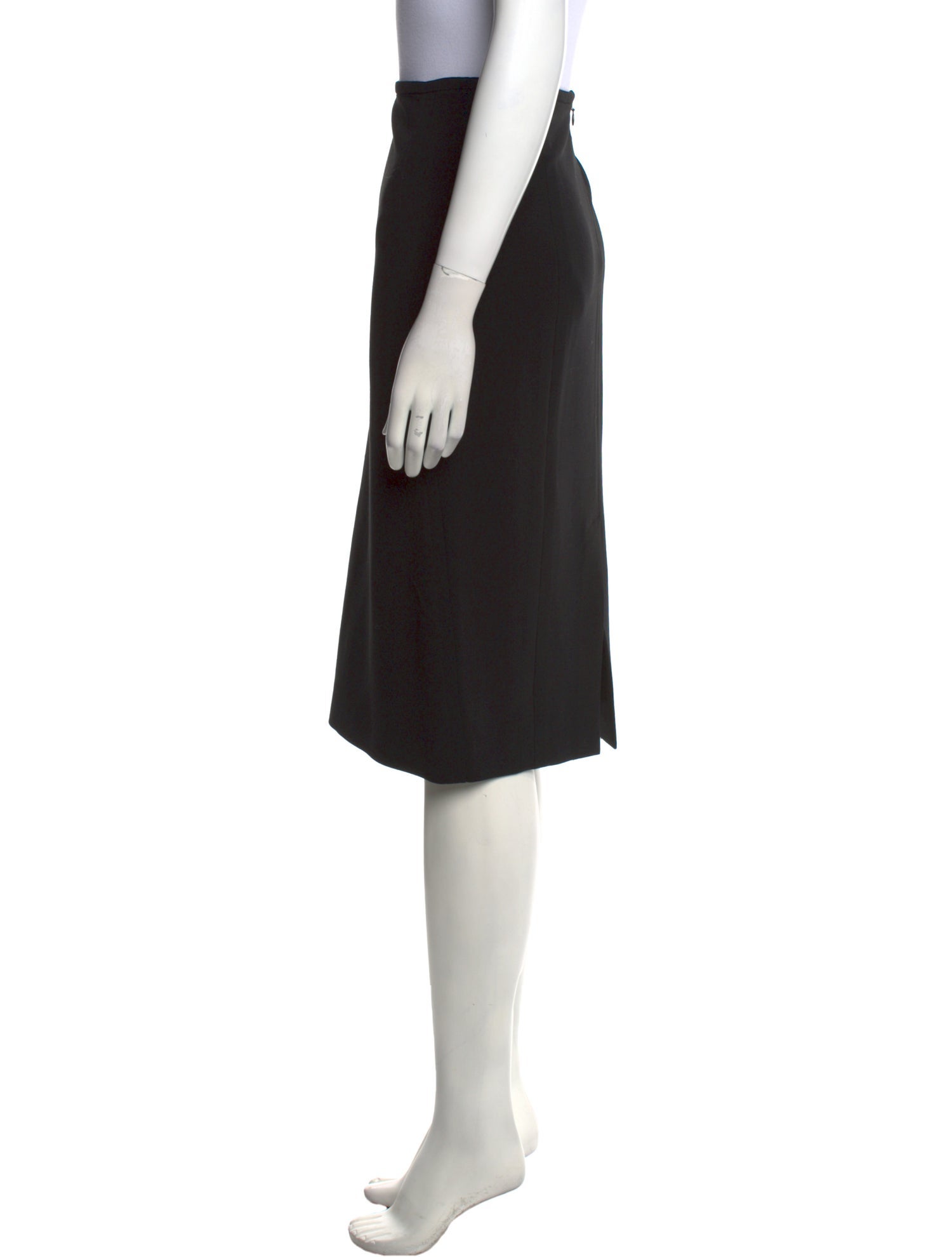 Donna Karan Wool Knee-Length Skirt
