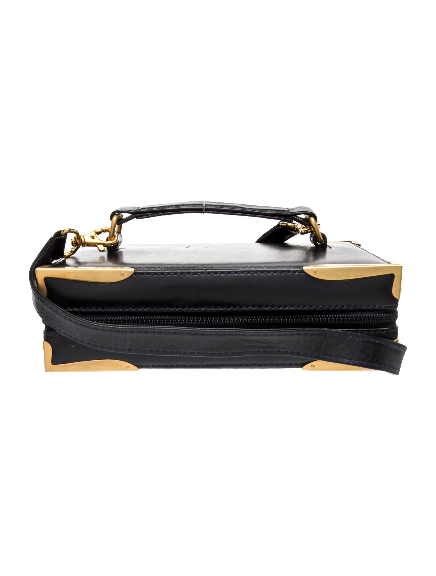 Donna Karan Leather Top Handle Bag