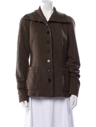 Donna Karan Wool Utility Jacket